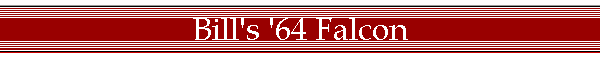 Bill's '64 Falcon